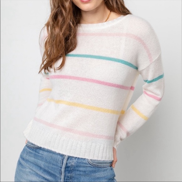 Rails Sweaters - Rails Perci Sorbet Stripe Sweater